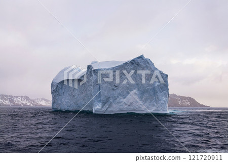 Iceberg drifting off the coast of South Georgia. Antarctica. Iceberg drifting off the coast of South Georgia. Antarctica. 121720911