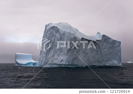 Iceberg drifting off the coast of South Georgia. Antarctica. Iceberg drifting off the coast of South Georgia. Antarctica. 121720914