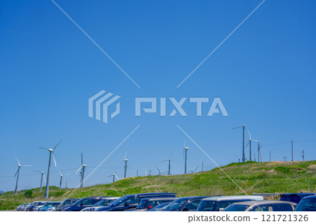 SDGs7 clean energy solar power generation and wind power generation SDGs7 clean energy solar power generation and wind power generation 121721326