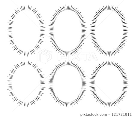 Sea urchin flash speech bubble black and white manga flash speech bubble. 121721911