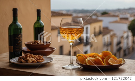 Glass of Jerez with Flamenco Charm Glass of Jerez with Flamenco Charm 121722042