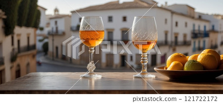 Glass of Jerez with Flamenco Charm Glass of Jerez with Flamenco Charm 121722172