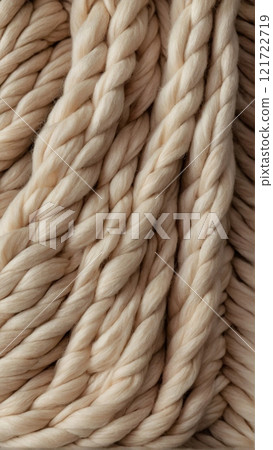 Close-Up of Wool Yarn Skeins 121722719