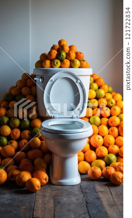 World Toilet Day Citrus Fresh Concept 121722834
