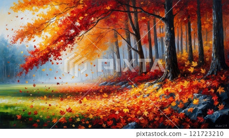 Autumn Dance of Leaves Autumn Dance of Leaves 121723210