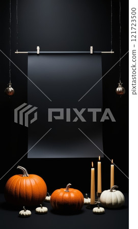 Minimalist Halloween Mystery: Shadows and Light 121723500