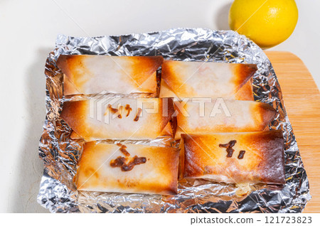 Crab cream croquette style spring rolls 121723823