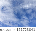 Blue Sky with Soft White Clouds 121723841
