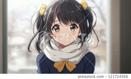 女學生的插圖 121724368