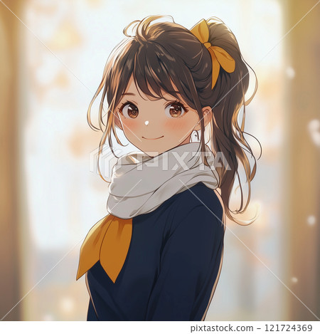 女學生的插圖 121724369