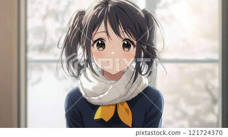 女學生的插圖 121724370