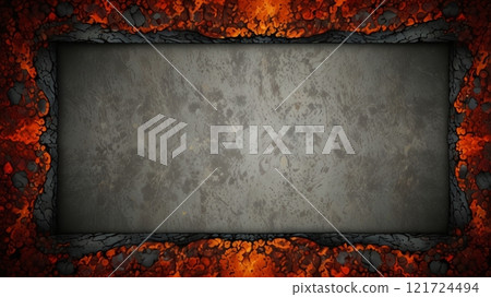 Magma-like frame background wallpaper 121724494