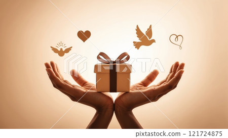 Glass of Puerto Rican Rum with Pina Colada at a Lively Beach Bar 121724875