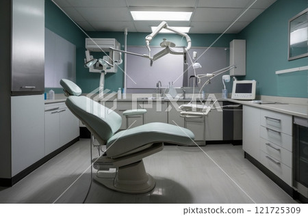 Ultra-modern dental office equipment. 121725309