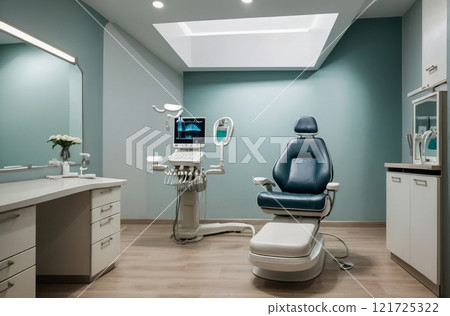 Ultra-modern dental office equipment. 121725322