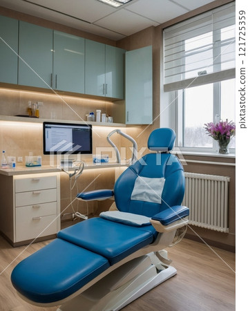 Ultra-modern dental office equipment. 121725359