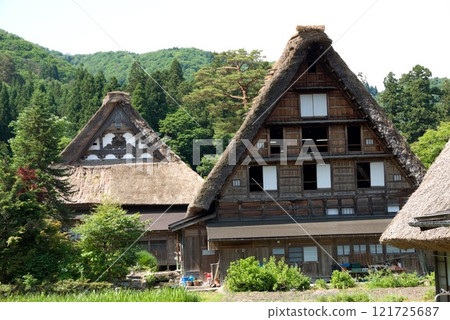 A landscape with architecture with principal ridges 121725687