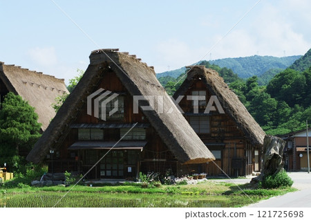 A landscape with architecture with principal ridges 121725698