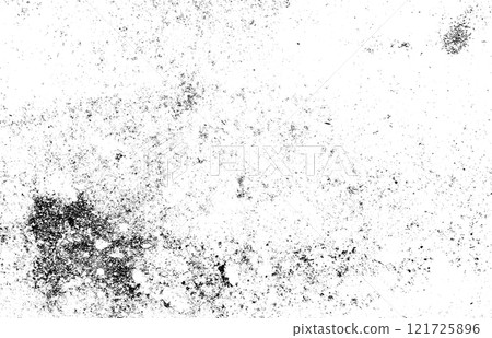 Abstract grunge black and white distressed texture background 121725896