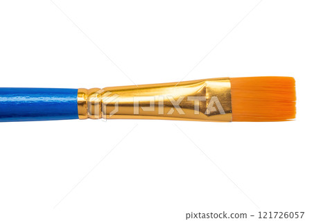 artistic paint brush isolated on white background 121726057