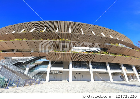 [東京] 新國家體育場晴空萬裡 121726220