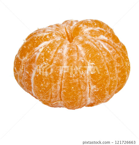 Citrus tangerine fruit isolated on the white background Citrus tangerine fruit isolated on the white background 121726663