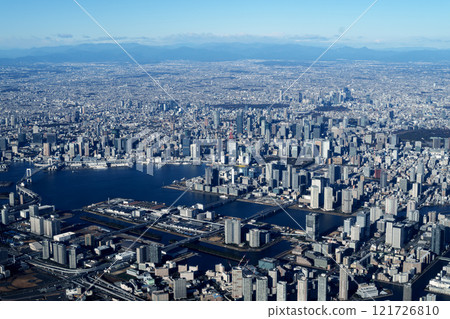 Tokyo aerial photograph Tokyo aerial photograph 121726810
