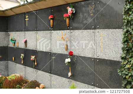 Columbarium for burial of urns with ashes 121727508