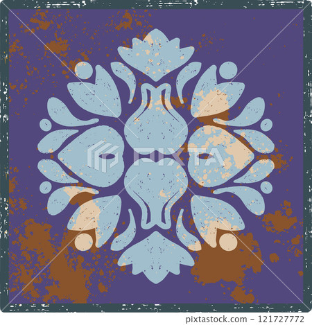 vintage floral background with ornate elegant retro abstract flora vintage floral background with ornate elegant retro abstract flora 121727772