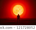 太空人凝視著地球 121728052