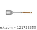 Metal spatula 121728355