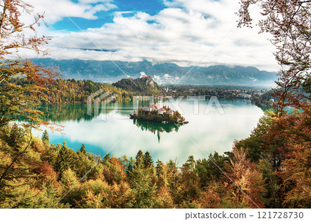 Lake Bled, Slovenia 121728730