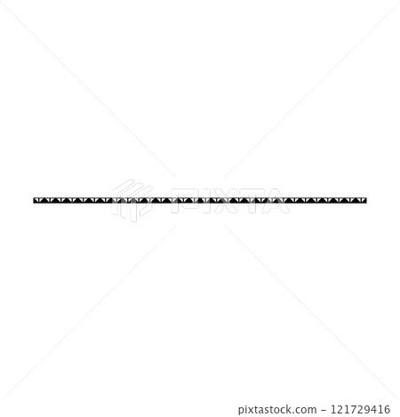Border icon, divider shape horizontal line vector for decorative vintage doodle element for design in vector illustration Border icon, divider shape horizontal line vector for decorative vintage doodle element for design in vector illustration 121729416