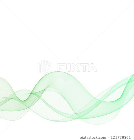 Green abstract wave. Vector wave pattern. Eps 10 Green abstract wave. Vector wave pattern. Eps 10 121729561