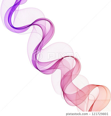Purple wave. Abstract vector graphics. Eps 10 121729801