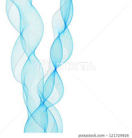 Blue wave. Modern design element. Eps 10 121729926