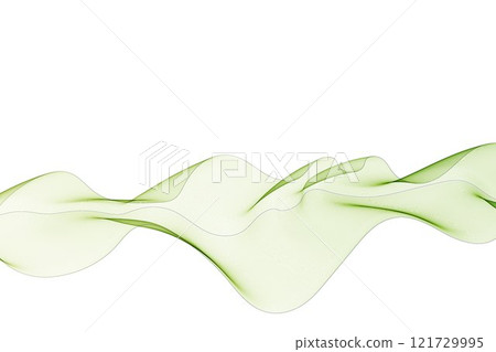 Abstract green wavy lines. Colorful vector background. smoke transparent green wave. Eps 10 Abstract green wavy lines. Colorful vector background. smoke transparent green wave. Eps 10 121729995