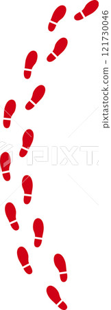 Footprint trajectory curve 2 121730046