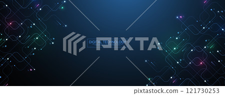 Digital tech motherboard texture design. Abstract digital technology background. Engineering circuit board concept for poster, header, banner, footer, website, presentation. Digital tech motherboard texture design. Abstract digital technology background. Engineering circuit board concept for poster, header, banner, footer, website, presentation. 121730253