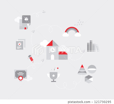 Icon about schools and education 121730295