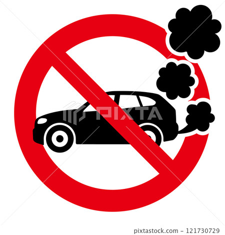 無怠速標誌 無怠速標誌 121730729