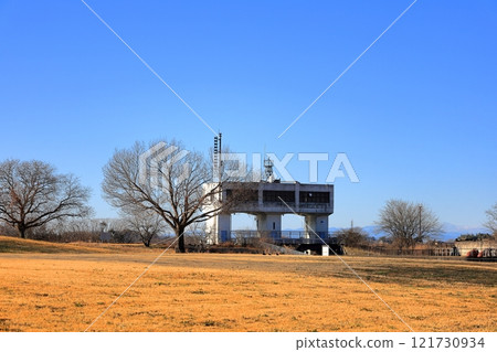 Watarase Reservoir and Lake Yanaka North Floodgate Watarase Reservoir and Lake Yanaka North Floodgate 121730934