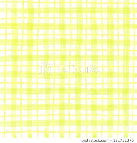Yellow Plaid Gingham Hand Drawn Background Pattern Overlay Yellow Plaid Gingham Hand Drawn Background Pattern Overlay 121731376