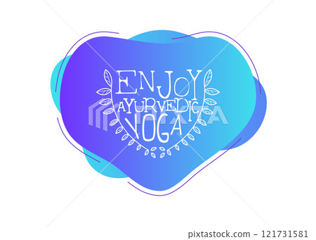 Yoga Studio Template, Enjoy Ayurvedic Yoga, Design Element Can Be Used for Logo, Business Card, Invitation, Flyer Vector Illustration Yoga Studio Template, Enjoy Ayurvedic Yoga, Design Element Can Be Used for Logo, Business Card, Invitation, Flyer Vector Illustration 121731581