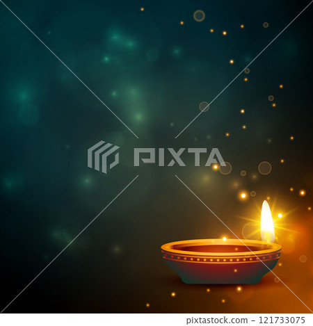 beautiful colors diwali diya sparkling background beautiful colors diwali diya sparkling background 121733075
