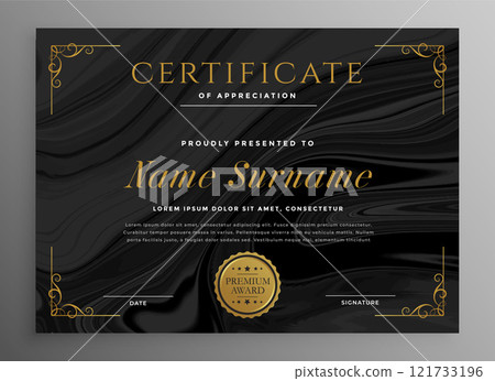 black certificate template for multipurpose use black certificate template for multipurpose use 121733196
