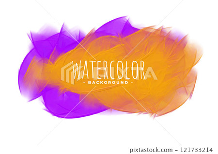 abstract orange and purple watercolor blend stain texture abstract orange and purple watercolor blend stain texture 121733214