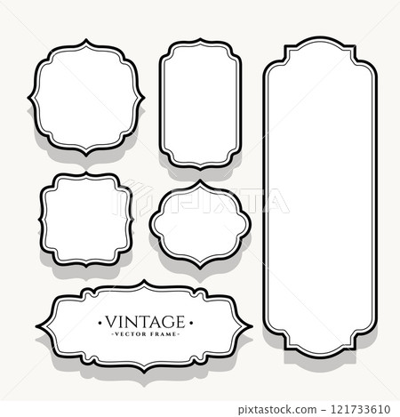 empty vintage labels set of six 121733610