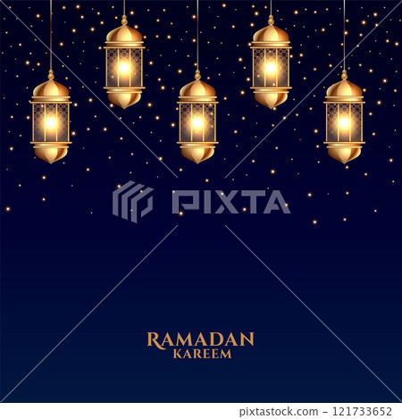 realistic ramadan kareem festival poster design 121733652