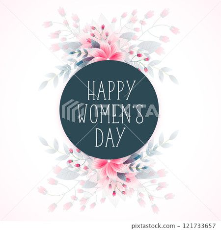 8th march happy women's day flower wishes greeting 8th march happy women's day flower wishes greeting 121733657